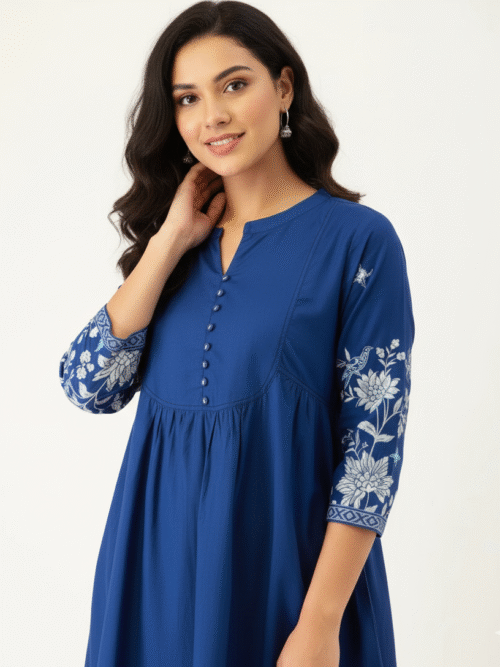 The Azure Elegance Top for Girls/ Women