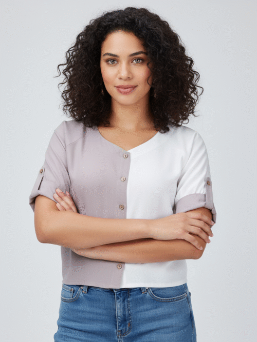 The Harmony Block Top for Girls/ Women