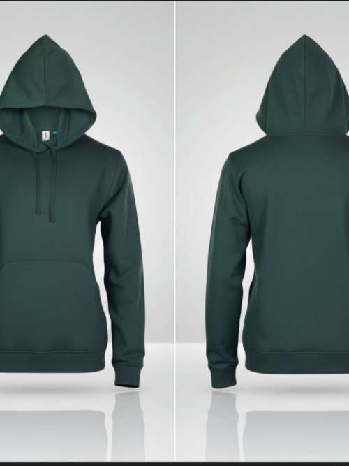 Unisex men/ women 400 GSM Rich Cotton Fleece Solid Hooded Full Sleeve Sweatshirt