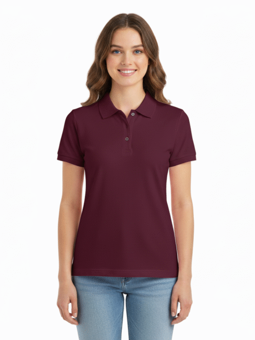 Womens Polo Collar Neck T-Shirt Top for all whether