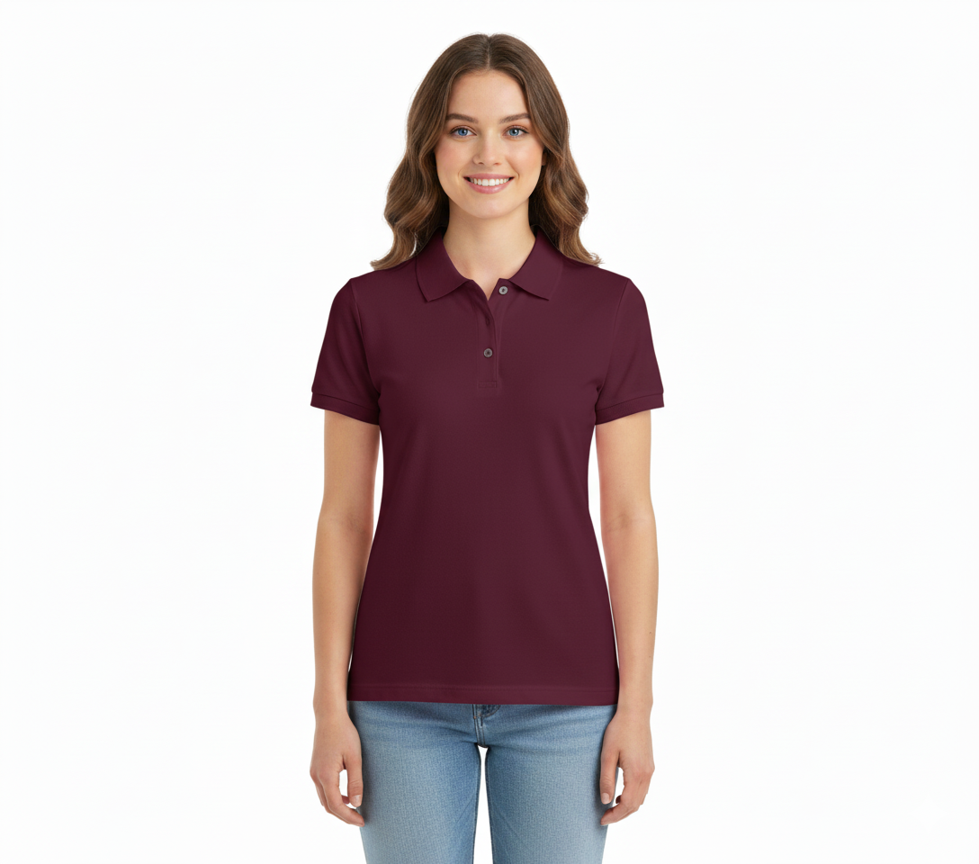 Womens Polo Collar Neck T-Shirt Top for all whether