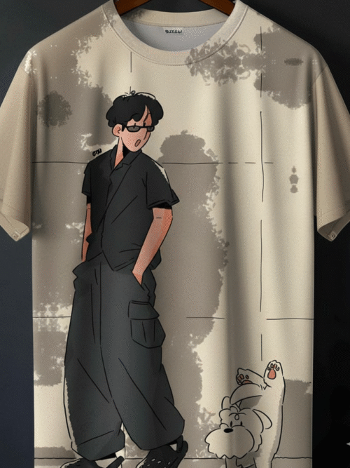 'Urban Explorer' Pocket Accent Cotton T-Shirt