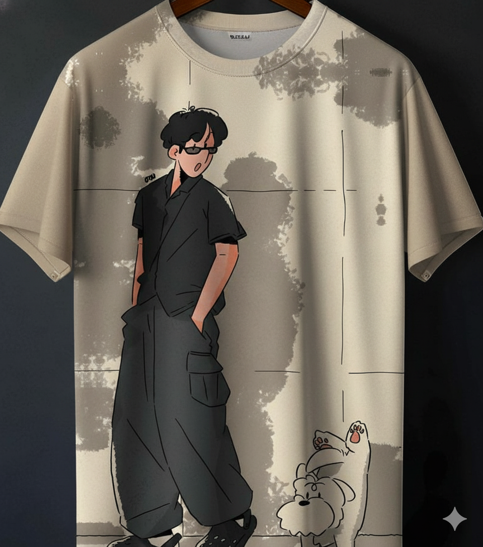 'Urban Explorer' Pocket Accent Cotton T-Shirt