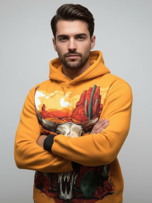 The 'Desert Skull' Western Hoodie