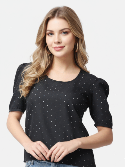 Square Neck Tunic / Light Pink Summer Top