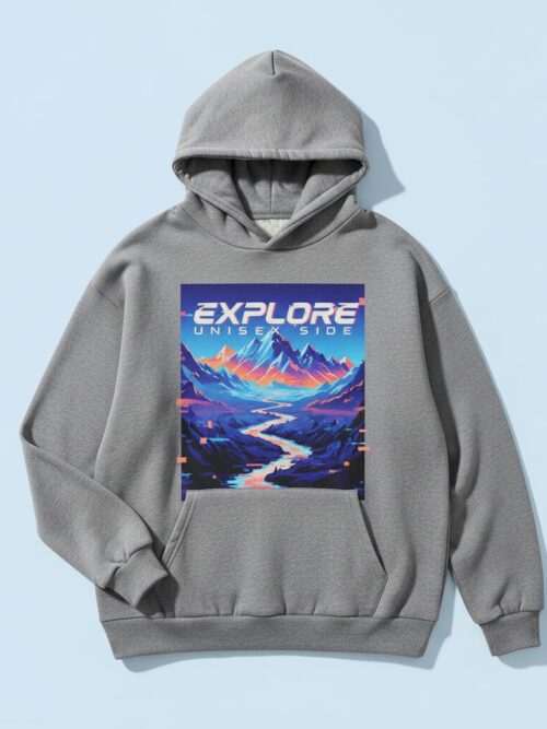 Explore Printing All-Over Print Hoodie