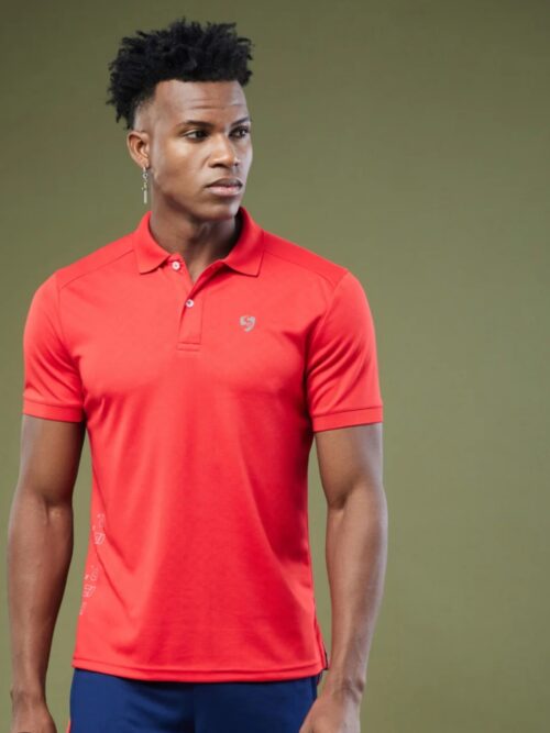 Polo Collar Neck Cotton Regular Fit Mehroon/ Red Polo T-Shirt